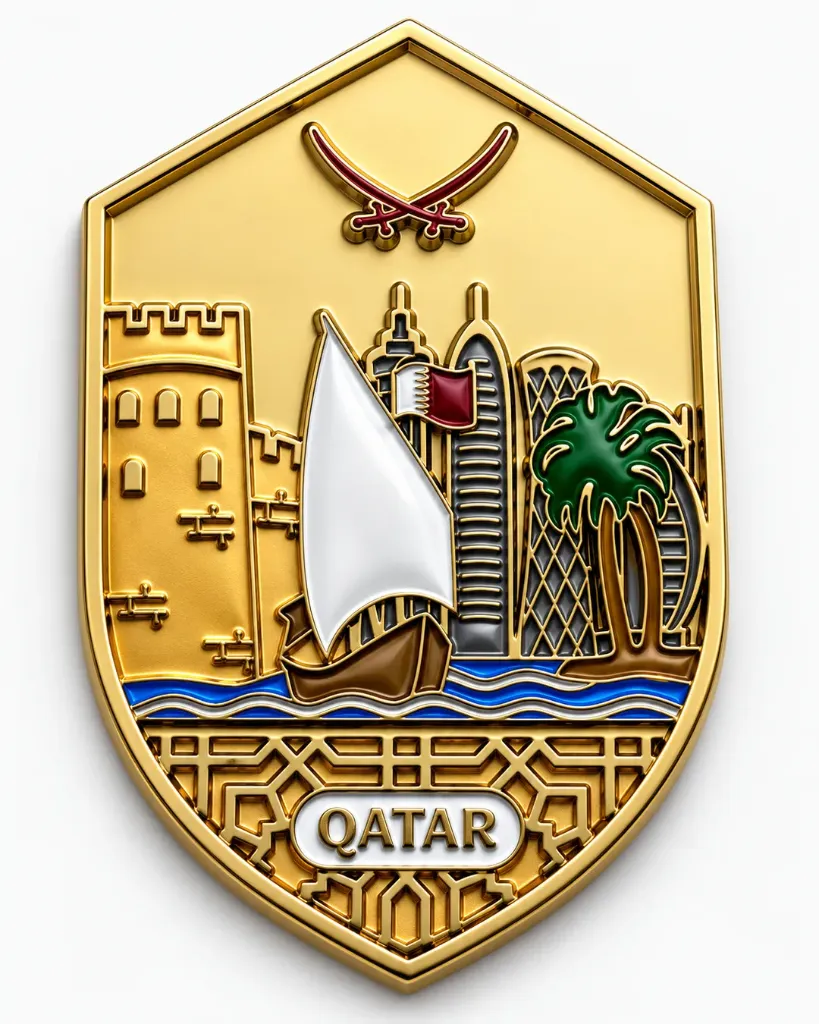 Qatar Premium Pin